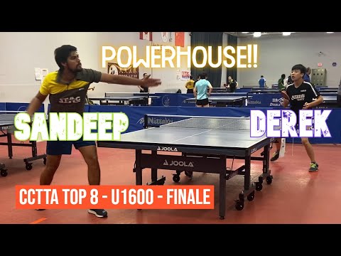 Sandeep SINGH [1500+] vs Derek SHEN [1412] - CCTTA Top8 - U1600 - Final - 23 July 2023