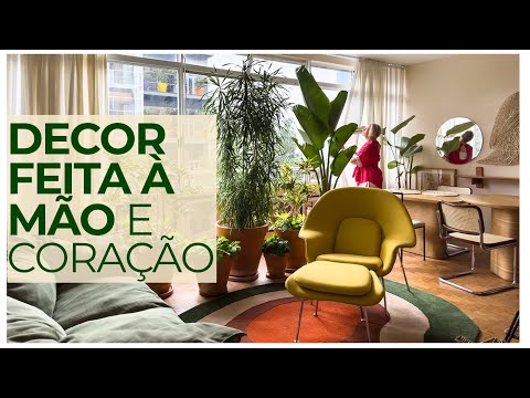 INCRÍVEL É POUCO! REFORMA TOTAL SEM QUEBRADEIRA -ESSE APTO É UMA AULA DE DECOR COM ALMA E CORAÇÃO