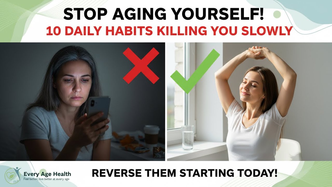 10 Habits That Makes You Age Faster (And How to Reverse Them Starting Today)