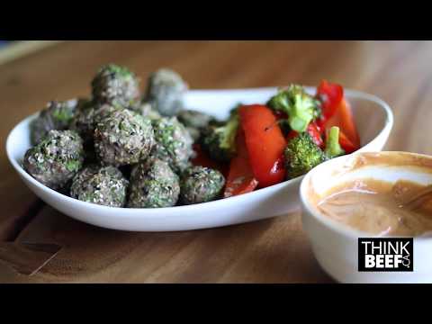 Asian Inspired Big Batch Meatballs with Broccoli and...