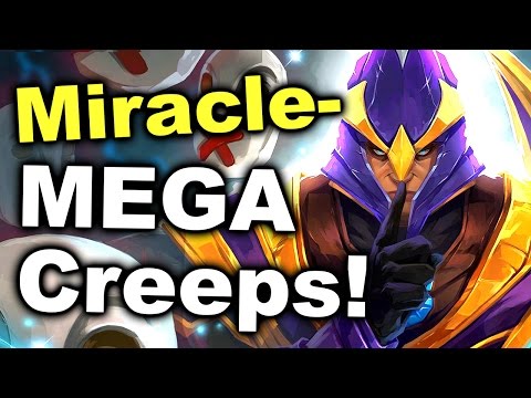 Miracle- vs MEGA CREEPS - 153 Kills BLOODBATH DOTA 2