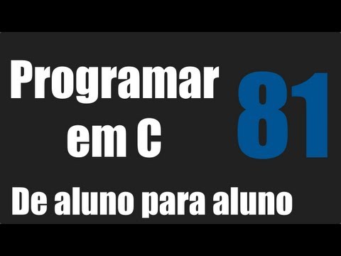 Programar em C - Manipulação de Arquivos txt em C / Escrever Dados - Aula 81