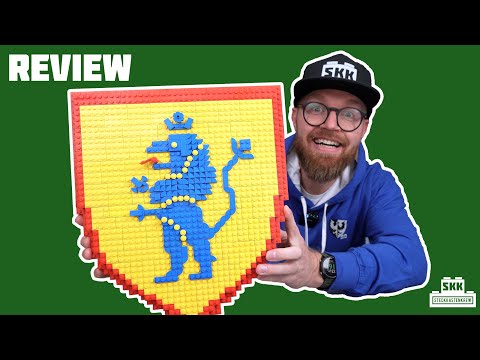 So baust Du das Löwenritter-Wappen aus LEGO®-Steinen: Hier gibt es die Anleitung!