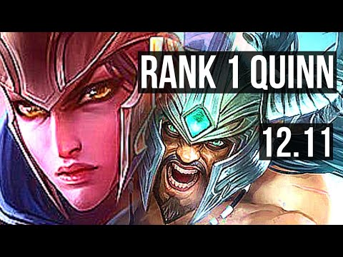 QUINN vs TRYNDAMERE (TOP) | Rank 1 Quinn, 400+ games, 8/2/2, Dominating | TR Grandmaster | 12.11
