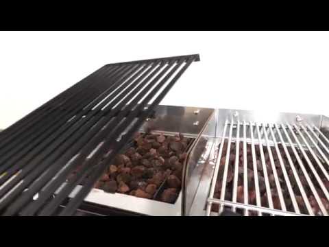 Gas Grill with Lava Stone