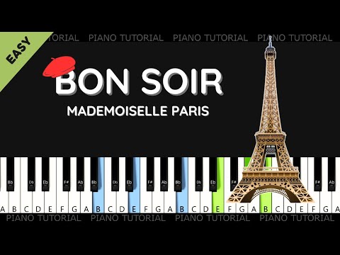Olympic - Bon Soir Mademoiselle Paris (piano tutorial / jak hrát)