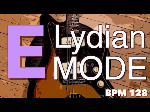 E Lydian Mode Scale - Groove Jam Backing Track