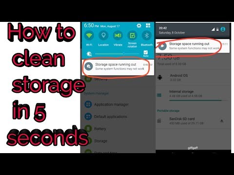 How to clean storage 2018