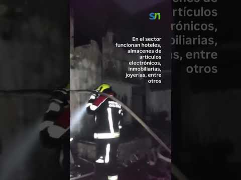 Incendio en el Centro de Sincelejo, Colombia
