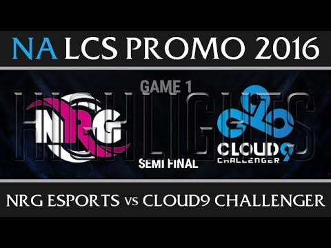 NRG Esports vs Cloud9 Challenger Highlights Game 1, NA LCS Spring Promotion 2017, NRG vs C9C G1