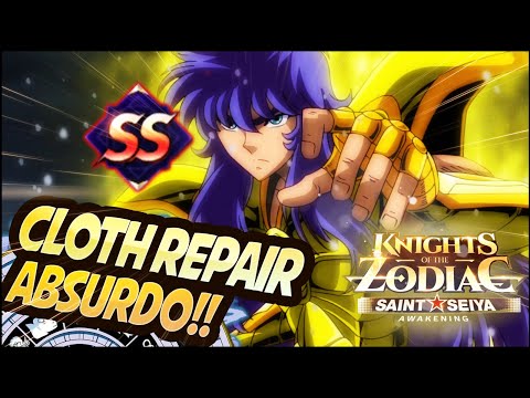 MILO AGORA É SS! Terminei o CLOTH REPAIR! VALEU A PENA? | SAINT SEIYA AWAKENING