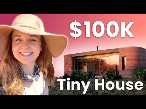 SHE WON $100K AND BUILT THIS... TINY HOUSE