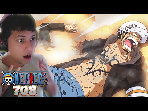 DOFLAMINGO CUTS LAWS ARM OFF!! | One Piece Episode 708 Reaction