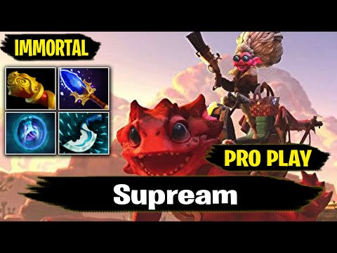 Snapfire Mid Pro Gameplay by Supream IMMORTAL Rank Dota 2