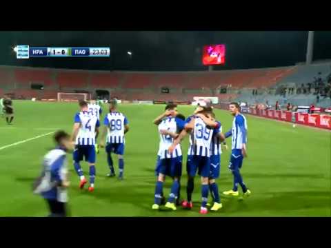 Iraklis vs. Panathinaikos  1 - 0 Goal A. Vellios ( Super League - 28 November 2015)