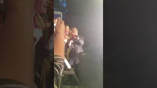 Gracie singing &quot;Someday Girl&quot; with Hunter Hayes The Intersection Grand Rapids 4/20/17
