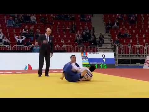 Judo Grand Slam Dusseldorf -66kg Semi-Final  ZANTARAIA, Georgii (UKR) vs DOVDON, Altansukh (MGL)