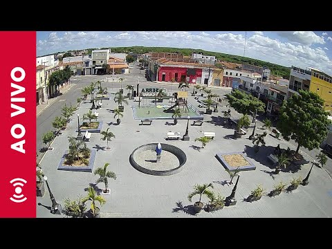 PRAÇA CENTRAL de Serra Branca - PB | AO VIVO 24h
