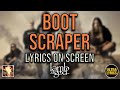 Lamb of God - Boot Scraper (Remastered) (Lyrics on Screen Video 🎤🎶🎸🥁)