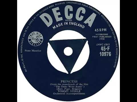UK New Entry 1958 (61b) Tommy Steele - Princess