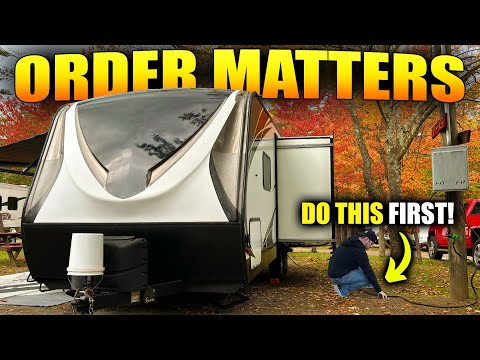 How to Set Up a Travel Trailer Correctly ➕ Downloadable RV Setup Checklist for Beginners