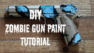 How to paint your gun - Zombie Hunter paint job with spray cans.