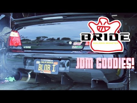 BRIDE Japan Interior Wrap for SUBARU WRX STI! Zeta III Hyper Black Bucket Seat Inspiration