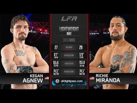 Richie Miranda vs Kegan Agnew full fight