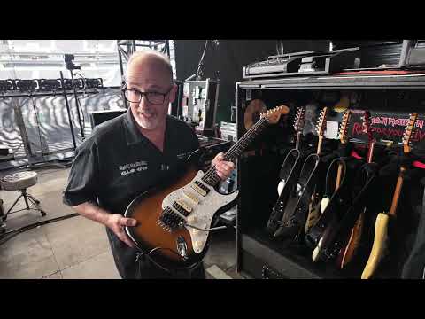 IRON MAIDEN Run For Your Lives Tour rigs and guitars - July 2025, Frankfurt - with Synergy amps