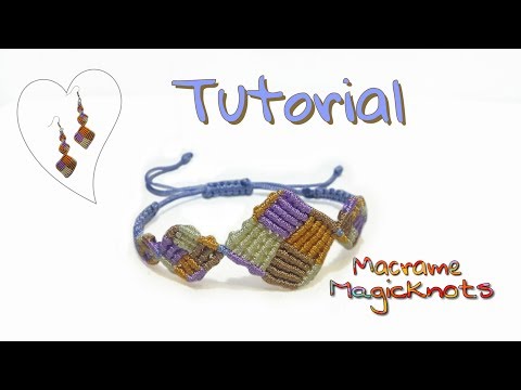 Macrame Bracelet with Beads Tutorial Easy Jewelry Making