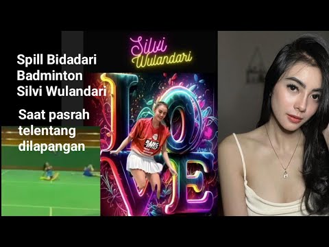 Spill Bidadari Badminton Silvi Wulandari saat pasrah telentang dilapangan