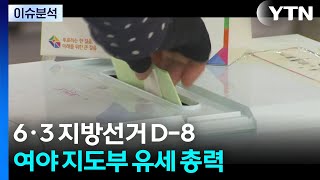 [뉴스나우] 지방선거 D-8, ‘텃밭'서 ‘초접전지' 재편된 지역구는? / YTN