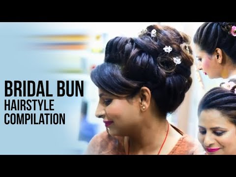 Bridal Bun Hairstyles Compilations | New Hairstyles For Girls | Step By Step Hair Updo Tutorial