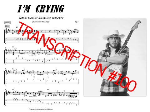 I'm Cryin' guitar solo by Stevie Ray Vaughan #stevierayvaughan #bluesguitar