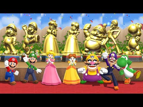 Mario Party 9 Step It Up - All Characters Master Difficulty Gameplay