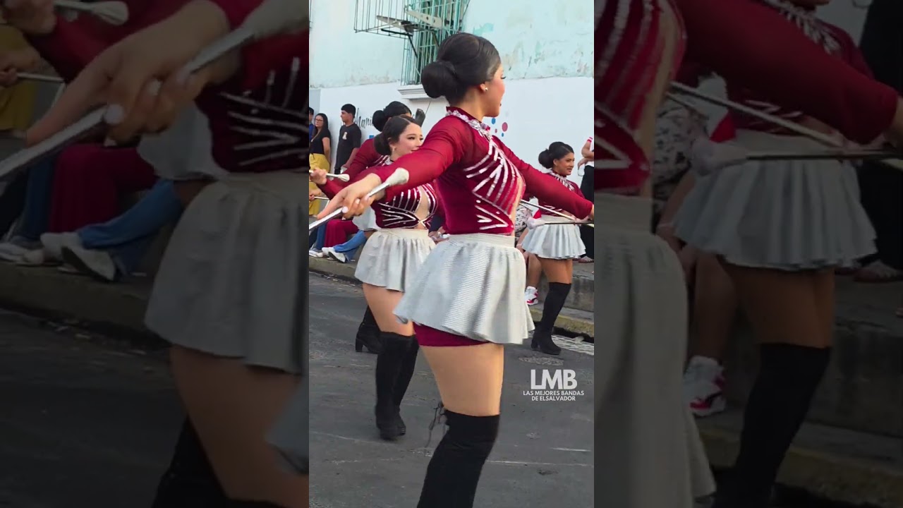 💃 Nataly Castellanos #viralvideo #baile #desfile #cachiporras #musicband #bastoneras #palillonas