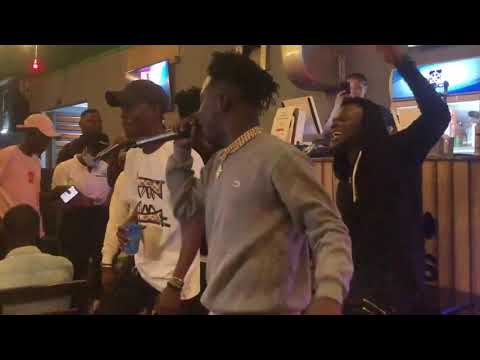 Koo Ntakra Performs Rap Lesson 2 ft Strongman Live first Time at Portions Garden