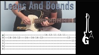Leaps And Bounds, guitar solo with Tabs.
