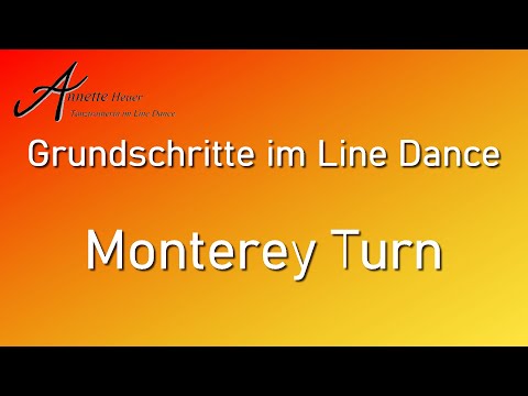 Grundschritte im Line Dance - Monterey Turn