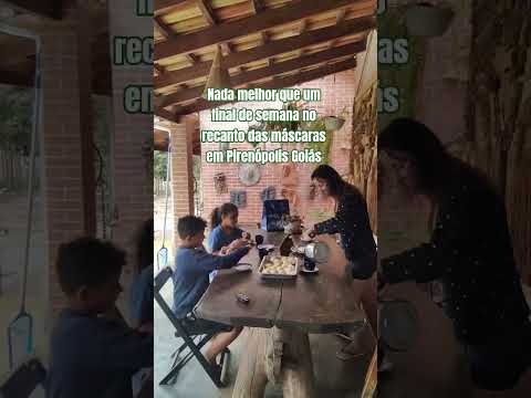 Casa em Pirenópolis Goiás em meio a natureza recanto das máscaras #goias