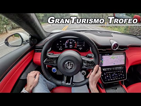 Thumbnail for 2024 Maserati GranTurismo Trofeo - The Twin Turbo Italian GT You Need To Drive (POV Binaural Audio) by Maserati GranTurismo