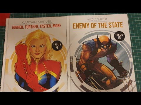 Hachette Marvel Legendary collection issue 4&5 , captain marvel and wolverine