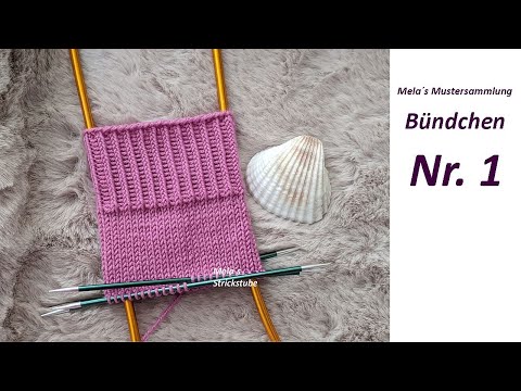 Sock cuff no. 1 - Knitting a clean edge on a sock cuff - Cuff pattern in rounds