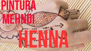 [Pintura Mehndi Henna] Vejam que pintura maravilhosa ao som da musica indiana
