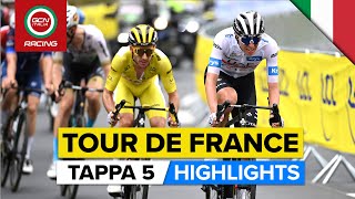 La stoccata di Jonas Vingegaard a Tadej Pogacar nella quinta tappa del Tour 2023