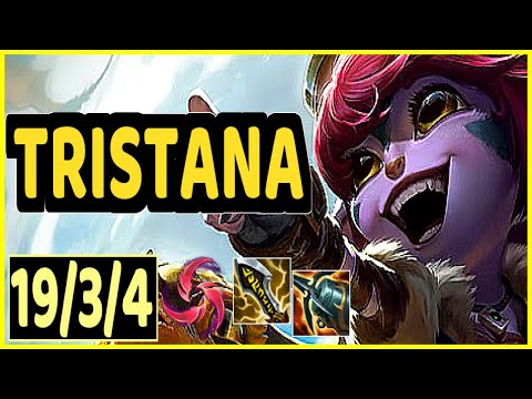 EVANRL (TRISTANA) - 19/3/4 KDA GAMEPLAY - NA Ranked DIAMOND
