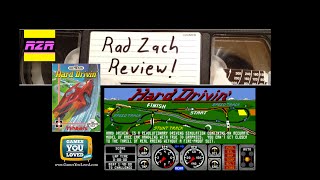 SEGA Genesis Hard Drivin 1991 - 90s Style VHS REVIEW