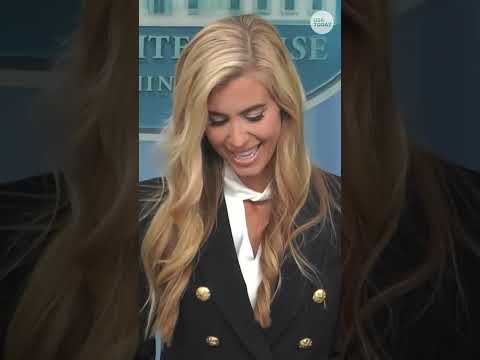 Katie Zacharia makes White House press secretary debut
