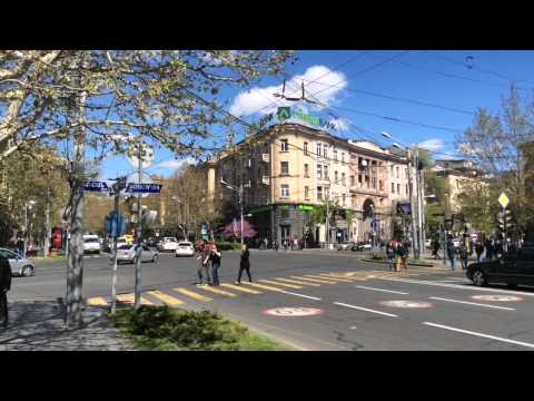 Yerevan, 15.04.15, Vídeo-2, Bagramyan...Abovyan
