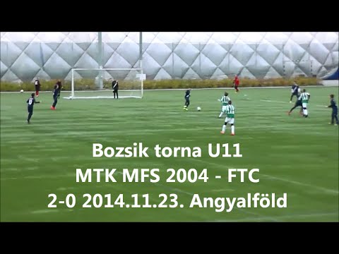 Bozsik torna U11 MTK MFS 2004 - FTC 2-0 2014.11.23. Angyalföld